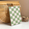 Checkerboard Art iPad Case - Green