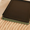 Lychee Pattern Leather Kindle Case - Green