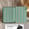 Stripe Pattern | Kindle Case - Green