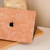 Floral Leather MacBook Case - Pink