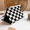 Checkerboard Art iPad Case - Black&White