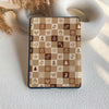 Christmas Checker | Kindle Case - Brown