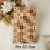 Christmas Checker | Kindle Case - Brown