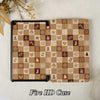 Christmas Checker | Kindle Case - Brown