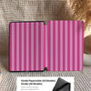 Stripe Pattern | Kindle Case - Barbie Pink