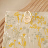 Embroidery Floral Book Sleeve - C