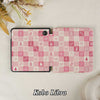 Christmas Checker | Kindle Case - Pink