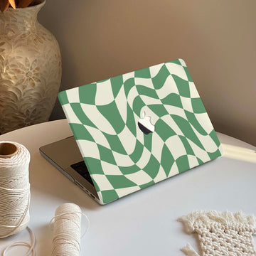 Green Chessboard | Macbook Case