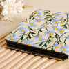 Embroidered Daisy Kindle Case - Blue