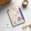 Stripe Pattern iPad Case - Blue&Pink