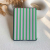 Stripe Pattern | Kindle Case - Green