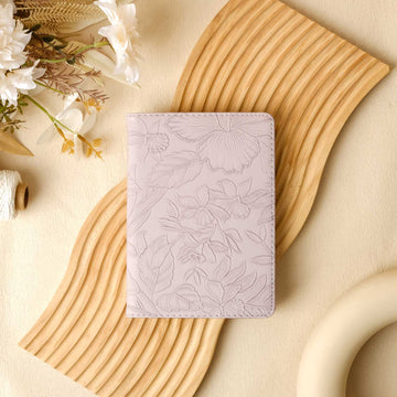 Floral Leather Kindle Case - Violet