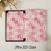 Christmas Checker | Kindle Case - Pink