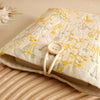 Embroidery Floral Book Sleeve - C