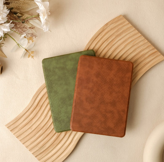 Vintage Leather Kindle Case - Green