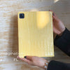 Leather iPad Case - Yellow