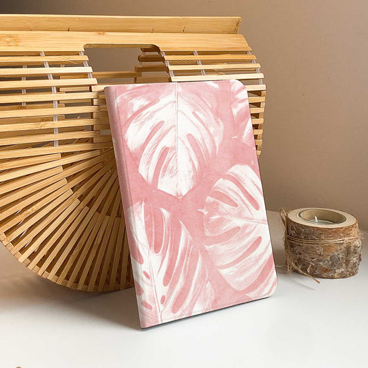 Pink Monstera iPad Case