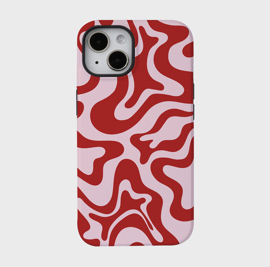 Ripple Fusion |iPhone Case - Red