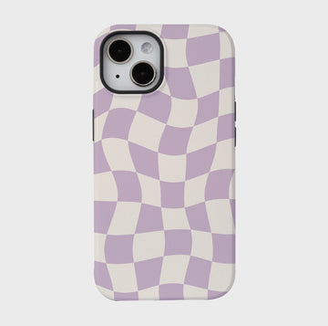 Purple Chessboard | iPhone Case