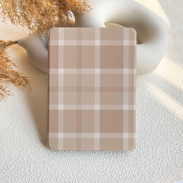 Plaid Pattern | Kindle Case - Khaki