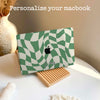 Green Chessboard | Macbook Case