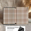 Plaid Pattern | Kindle Case - Khaki