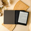 Floral Leather Kindle Case - Tan