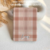 Plaid Pattern | Kindle Case - Apricot