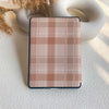 Plaid Pattern | Kindle Case - Apricot