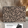 Brown&Black Hearts | Kindle Case