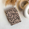 Brown&Black Hearts | Kindle Case