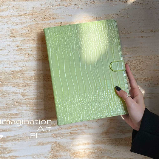 Leather iPad Case - Green