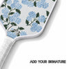 Blue Hydrangea Pickleball Paddle