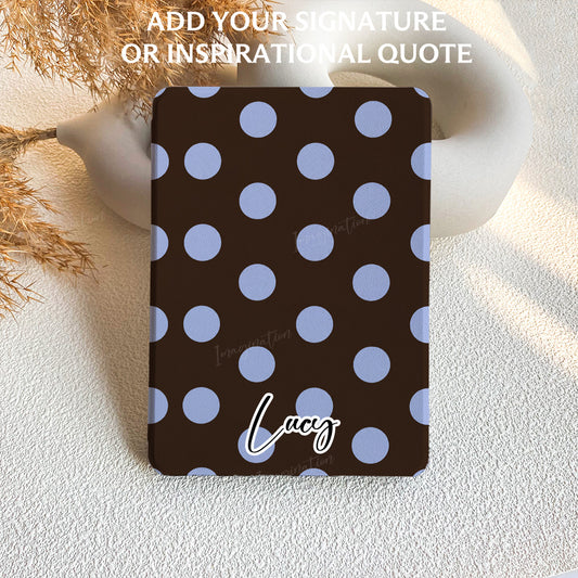 Blue Polka Dots | Kindle Case