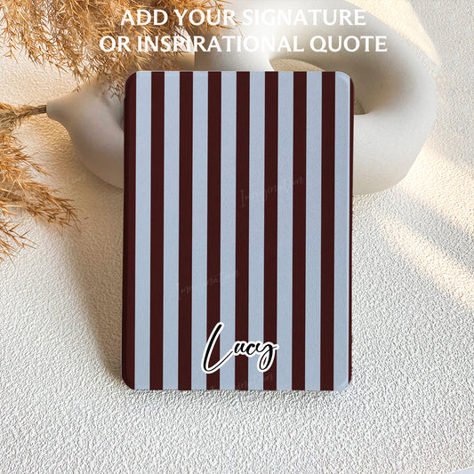 Bordeaux Stripes | Kindle Case