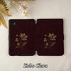 Burgundy Botanicals | Kindle Case