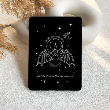 Celestial Echoes Black | Kindle Case