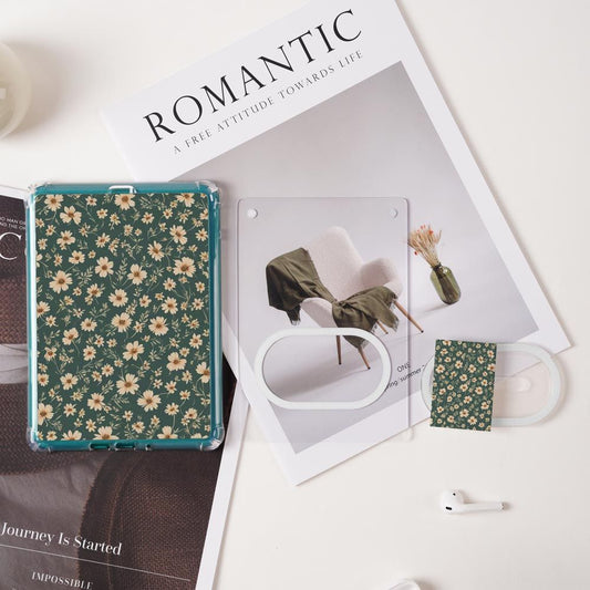 Floral Bookish Snap & Switch Kindle Case