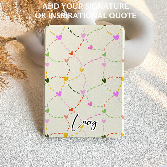 Dot Heart -A | Kindle Case