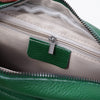 Green Leather Crossbody Bag for Kindle