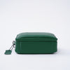 Green Leather Crossbody Bag for Kindle