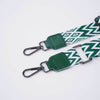 Green Leather Crossbody Bag for Kindle