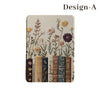 Floral & Book Lover Kindle Case with Hand Strap