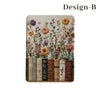 Floral & Book Lover Kindle Case with Hand Strap