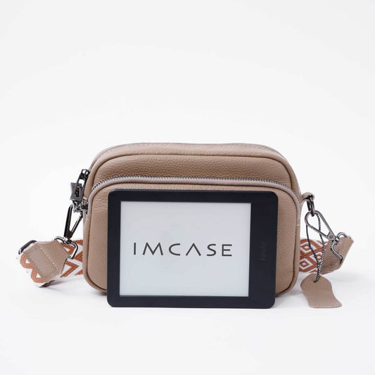 Kindle Leather Crossbody Bag – Brown