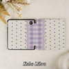 Lavender Gingham Lace | Kindle Case