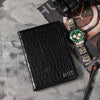 Luxury Croc Leather Kindle Case