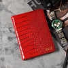 Luxury Croc Leather Kindle Case