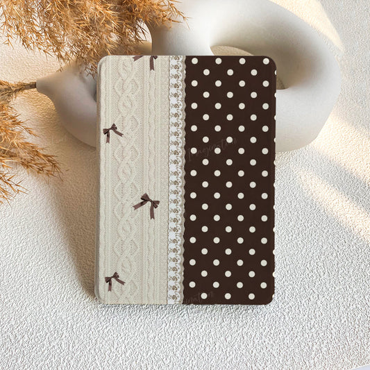 Mocha Tartan Lace | Kindle Case