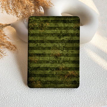 Mossy Green Stripes | Kindle Case